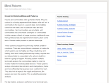 Tablet Screenshot of ibestfutures.com